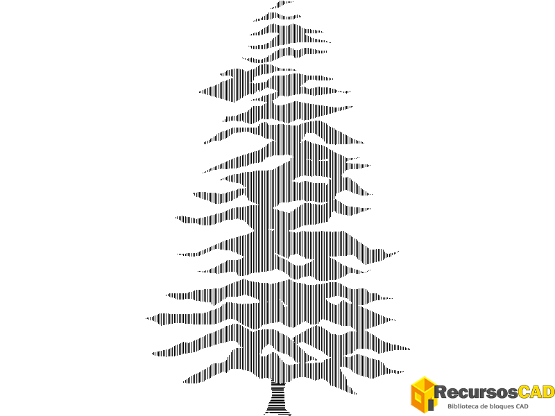 Bloque Árboles DWG Gratis para AutoCAD