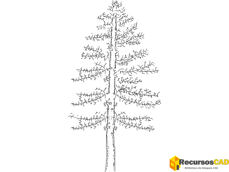 Bloques gratis de árboles en AutoCAD