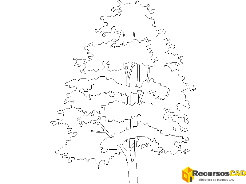 Bloques DWG de arbol dwg para autocad bloques
