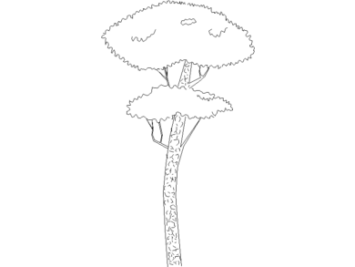 Bloques de árboles AutoCAD gratis