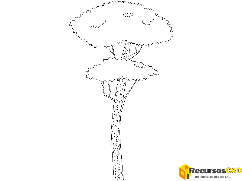 Bloques de árboles AutoCAD gratis