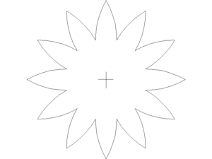 arbol en planta para autocad bloque