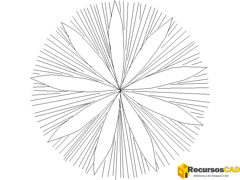 Bloques DWG: árboles en planta gratuitos