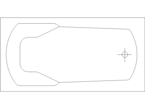 Bloques DWG de baneras exentas en planta y alzado