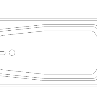 Descarga bloques CAD DWG de bañeras grandes en vista superior. Diseña baños amplios y lujosos con este recurso optimizado para AutoCAD.