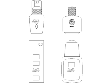 Descargar Bloque AutoCAD de Desodorantes en Aerosol