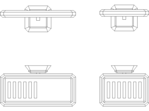 Bloques AutoCAD Jabonera antideslizante Dibujo CAD