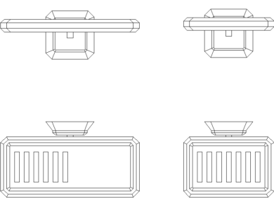 Bloques AutoCAD Jabonera antideslizante Dibujo CAD