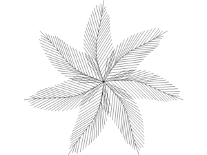 Bloques DWG de palmeras en planta autocad para diseño técnico