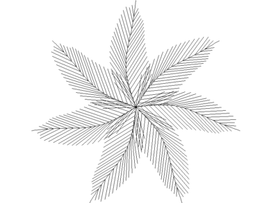 Bloques DWG 2D de Palmeras en Planta