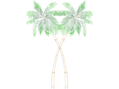 Descargar Bloques de Palmeras AutoCAD en Alzado
