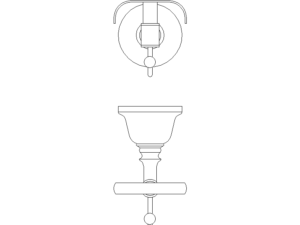 toallero autocad dwg dwg autocad bloque cad