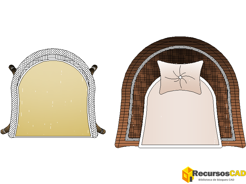 Sillas barril de mimbre