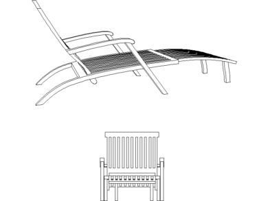 Tumbona para terraza