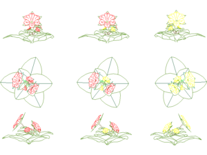 Descarga Plantas con flores AutoCAD DWG