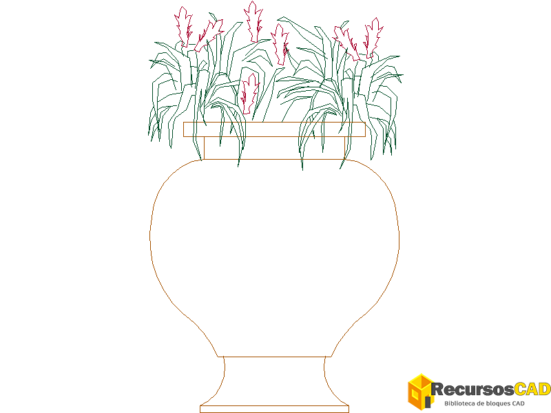 Descargar Bloques AutoCAD DWG de Flores