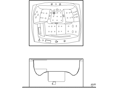 Descargar Bloques AutoCAD DWG de Bañera de Hidromasaje para 3 Personas Gratis