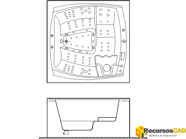 Bloques CAD: Completa colección de sanitarios en DWG - RecursosCAD