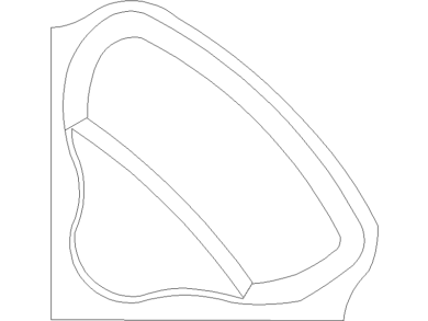 Bloques AutoCAD de Jacuzzis Curvos en Vista Superior y Planta