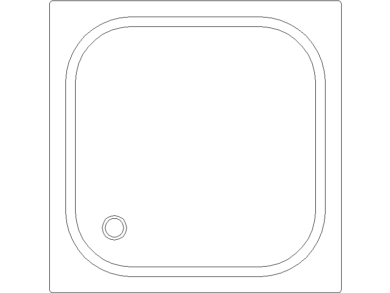 Diseño de platos de ducha DWG para arquitectura