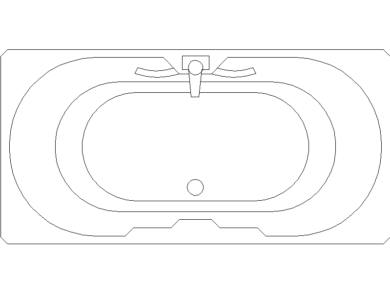 Jacuzzi rectangular DWG para AutoCAD: Diseño funcional y estético