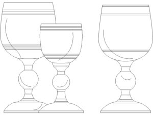 copas de vino autocad dwg dwg autocad bloque cad