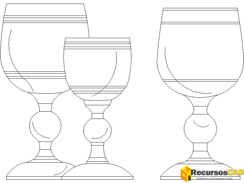Bloques AutoCAD DWG copas 2D gratis