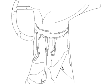 Bloques AutoCAD DWG Jarra de madera