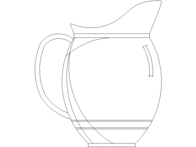 Jarra esférica de vidrieras