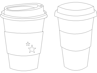 Tazas de café para llevar