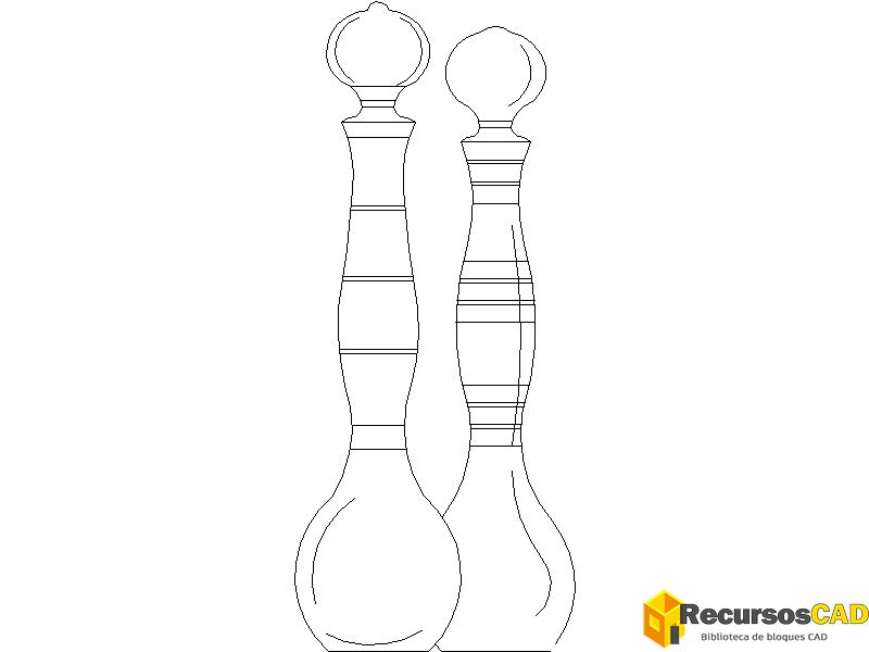 Optimiza tus diseños con bloques AutoCAD DWG de vinagreras