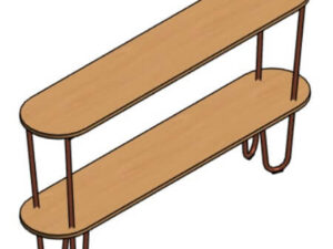 aparador metal mdf Revit