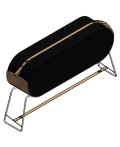 Descargar aparador cápsula Revit rfa diseño moderno