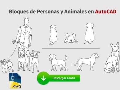 Bloques de Personas y Animales en AutoCAD