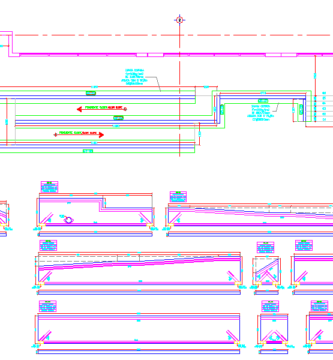 Planos rampas escaleras DWG