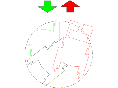 Área de maniobras para sillas de ruedas