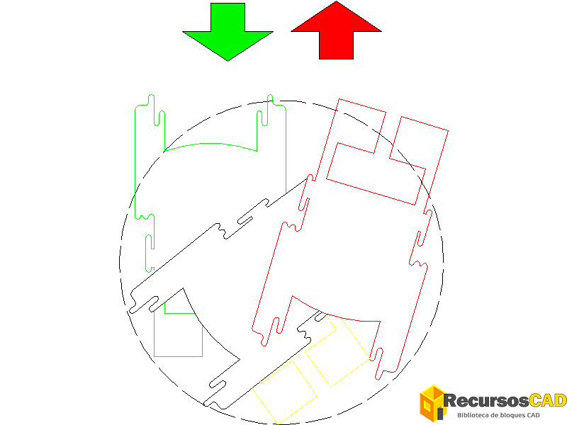 Área de maniobras para sillas de ruedas