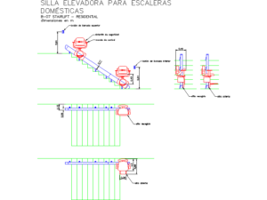 Silla elevadora para minusválidos en edificios residenciales