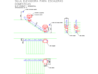 Silla elevadora para minusválidos en edificios residenciales