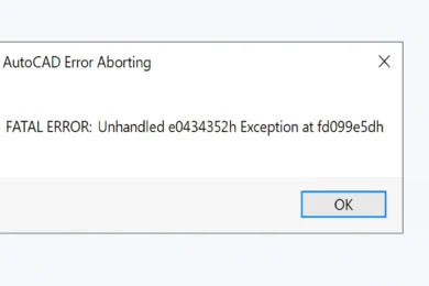 Solución! Error e0434352h en AutoCAD: causas y soluciones reales paso a paso