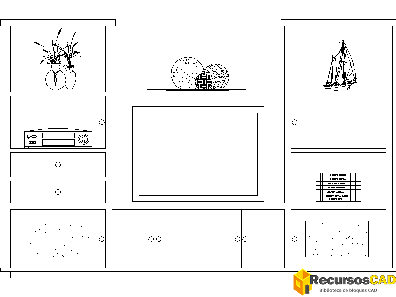 Mueble de TV Moderno