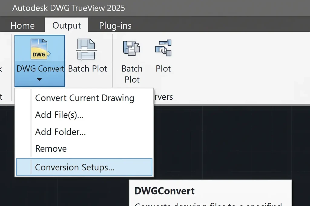 Comprueba la versión del archivo DWG