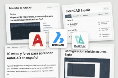 Recursos CAD en español: imprescindibles para usuarios y estudiantes
