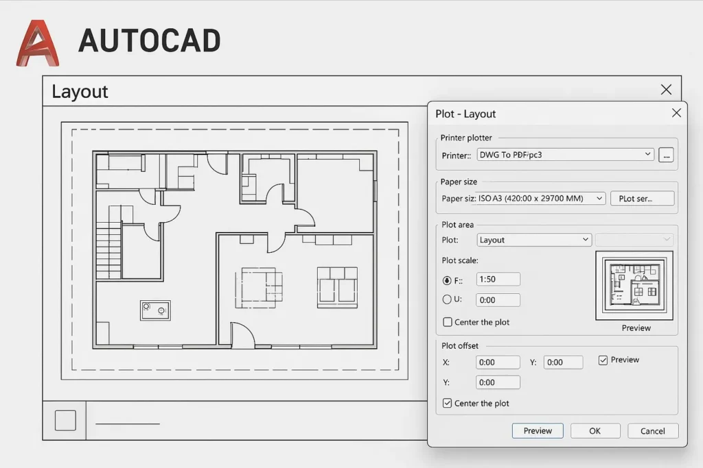 Imprimir en AutoCAD sale en blanco