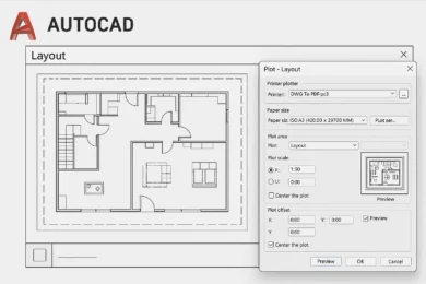 Imprimir en AutoCAD sale en blanco: causas y solución paso a paso