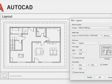 Imprimir en AutoCAD sale en blanco