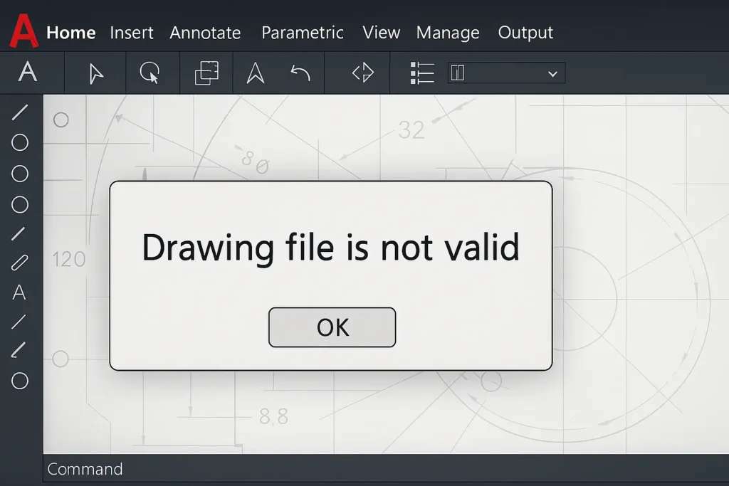 No puedo abrir DWG: soluciones recuperar archivos de AutoCAD