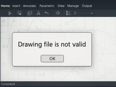 No puedo abrir DWG: soluciones recuperar archivos de AutoCAD