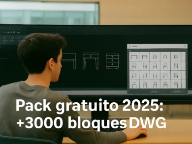 Pack gratuito 2025: +3000 bloques DWG