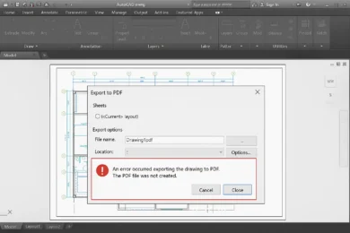 Errores exportar PDF AutoCAD: cómo solucionarlos fácilmente